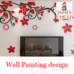 Wall painting design Debmukta Chakraborty in Chandannagar